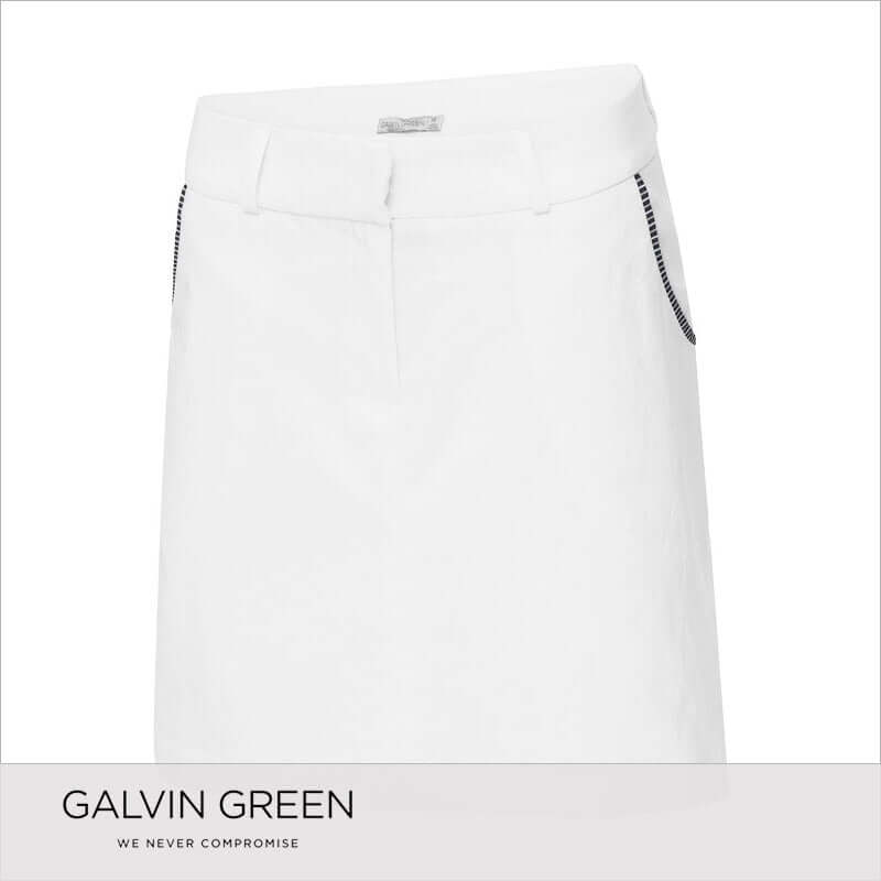 Galvin Green Womens Noi Golf Shorts - WHITE