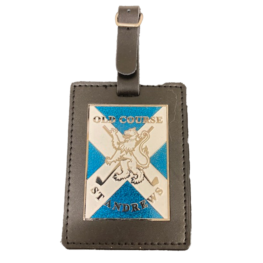 A-Head Leather Bag Tag Old Course St Andrews