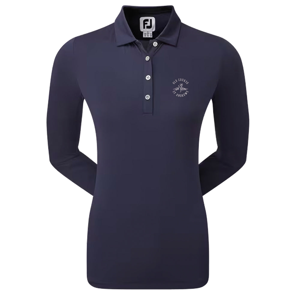 Footjoy Ladies Long Sleeve Sun Protection Shirt Old Course St Andrews