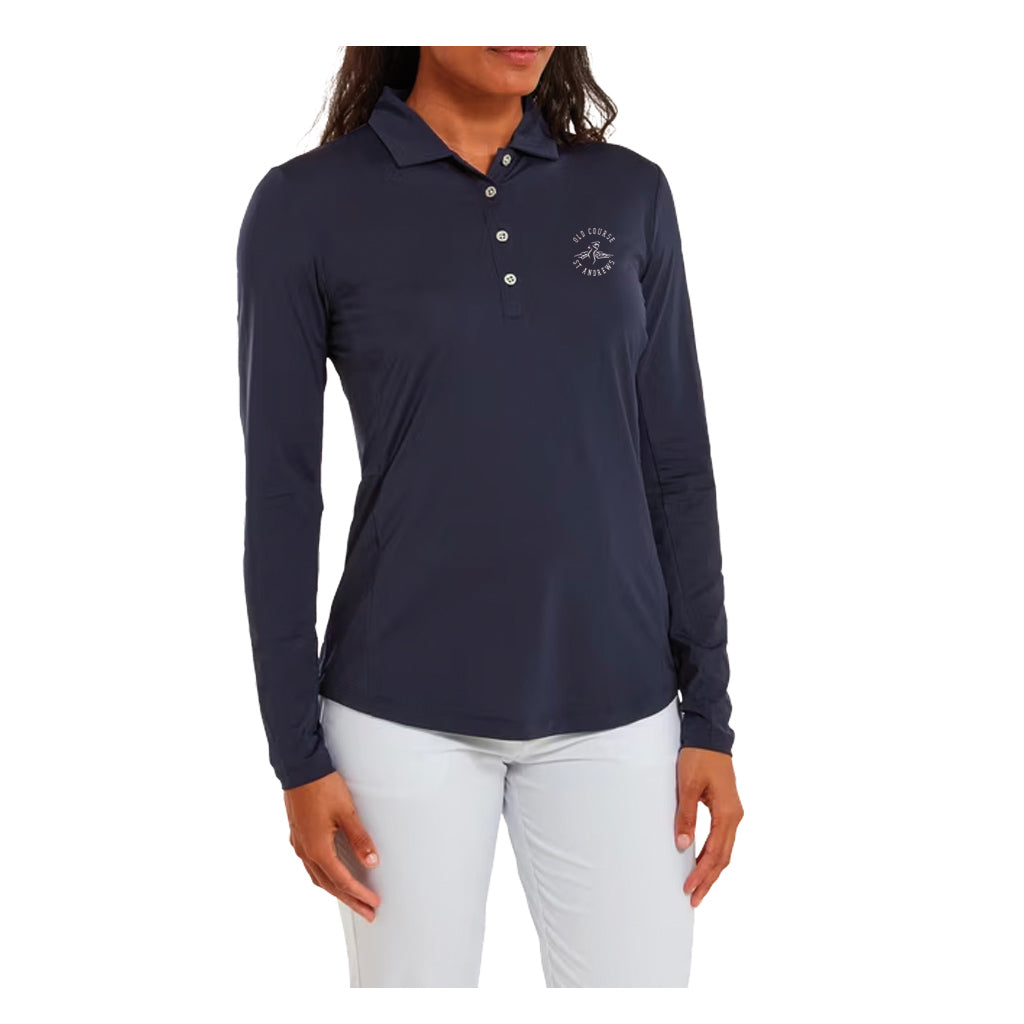 Footjoy Ladies Long Sleeve Sun Protection Shirt Old Course St Andrews