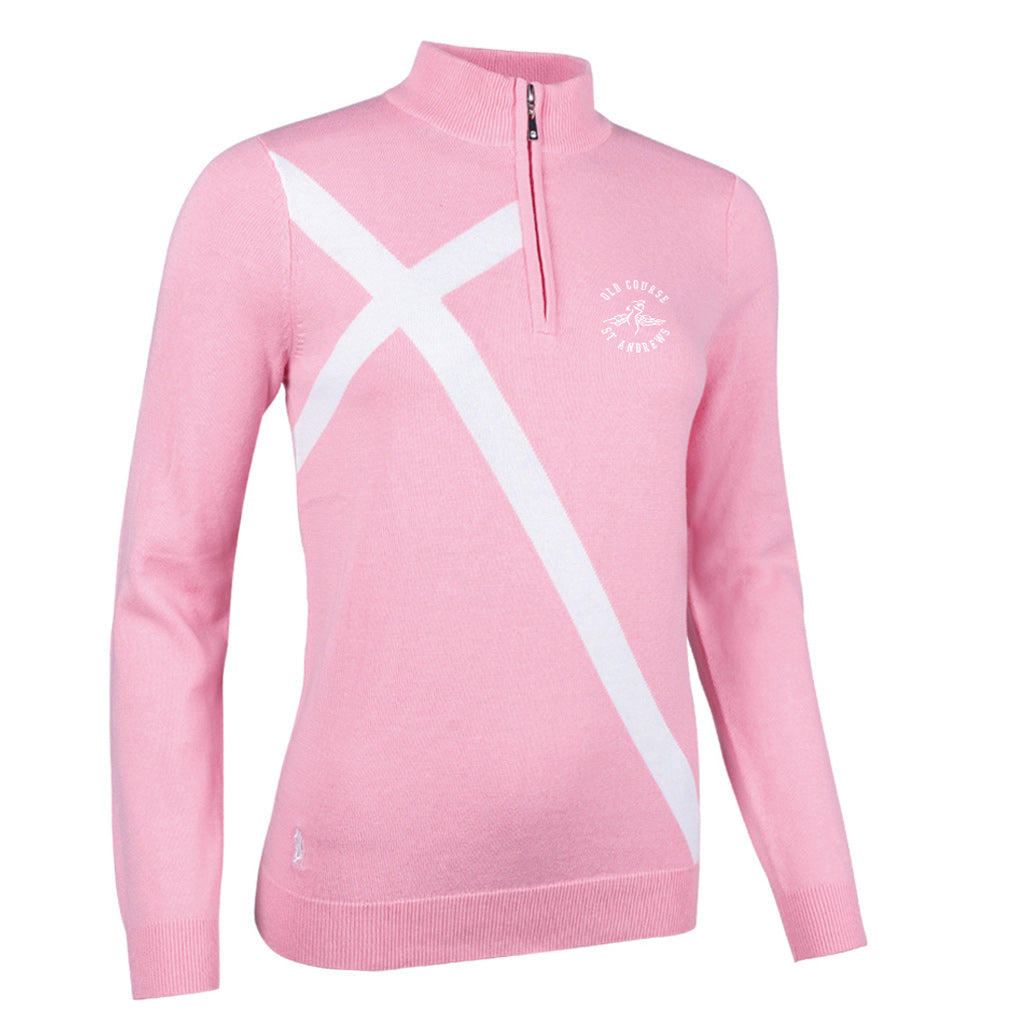 Glenmuir Ladies Saltire Sweater Old Course St Andrews