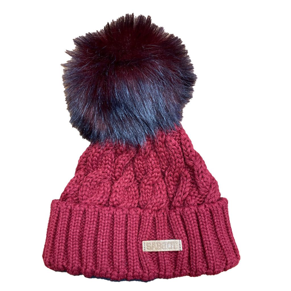 Sabbott Ladies Knit Pom Pom Hat