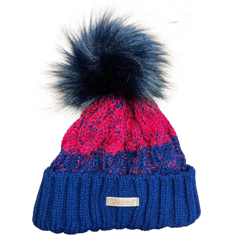 Sabbott Ladies Knit Pom Pom Hat