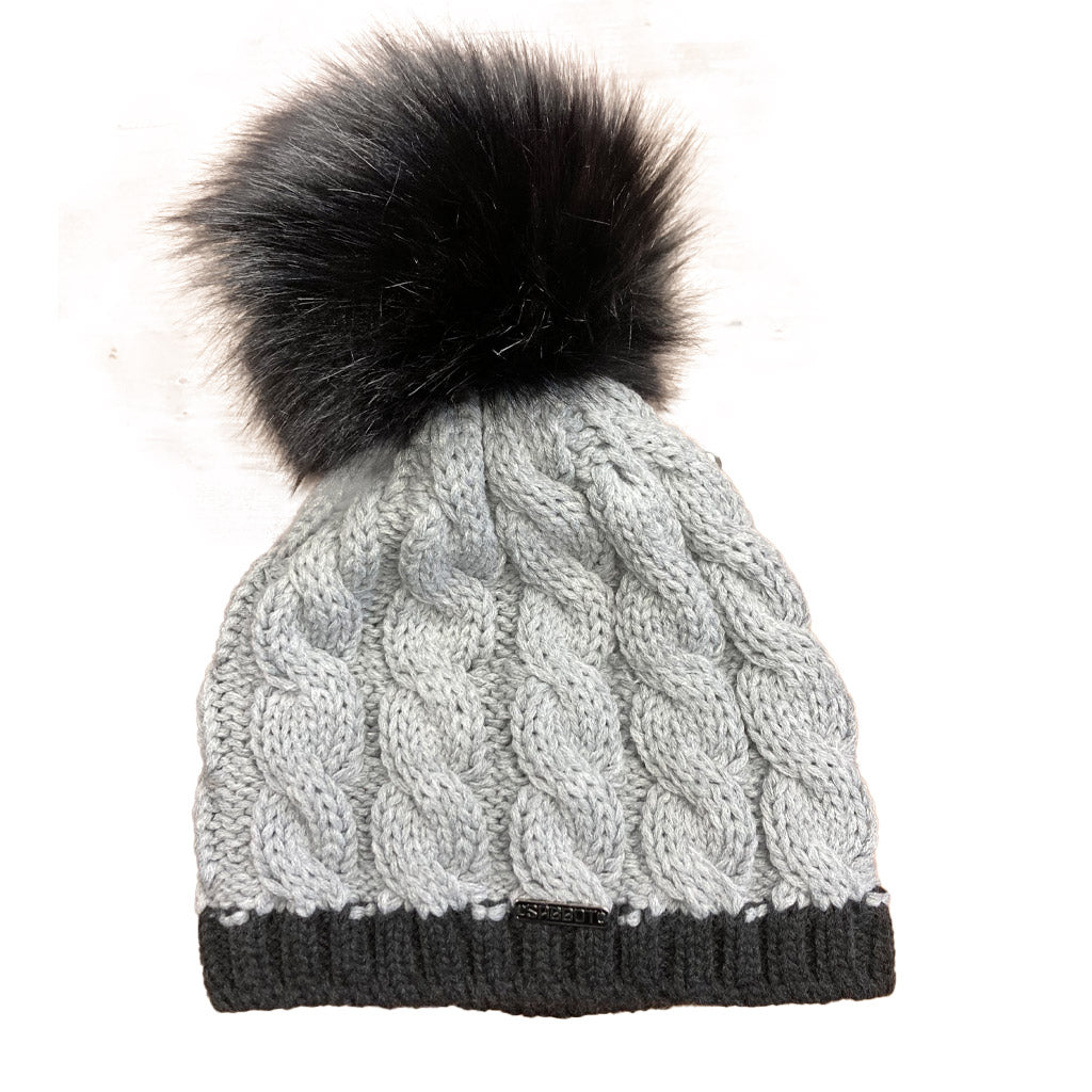 Sabbott Ladies Knit Pom Pom Hat