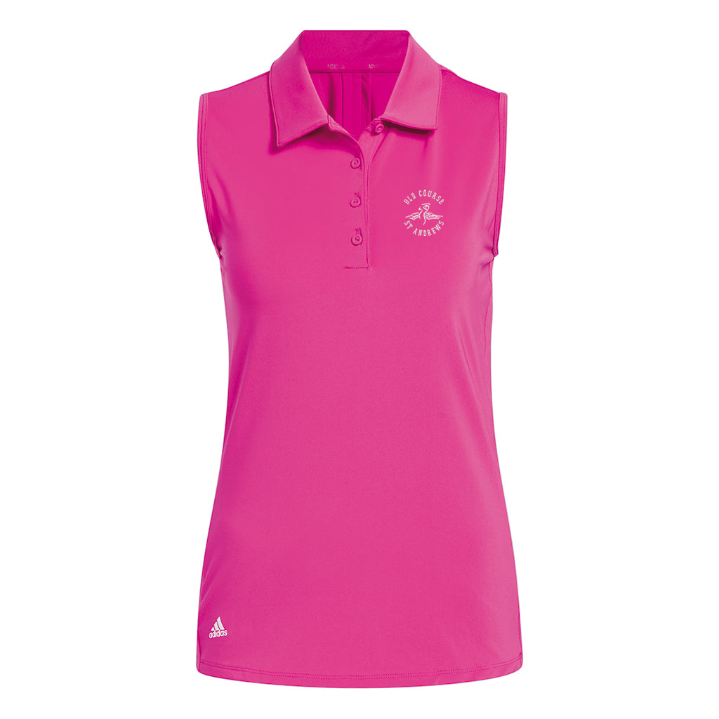 adidas Womens W Ult Solid Polo Old Course St Andrews